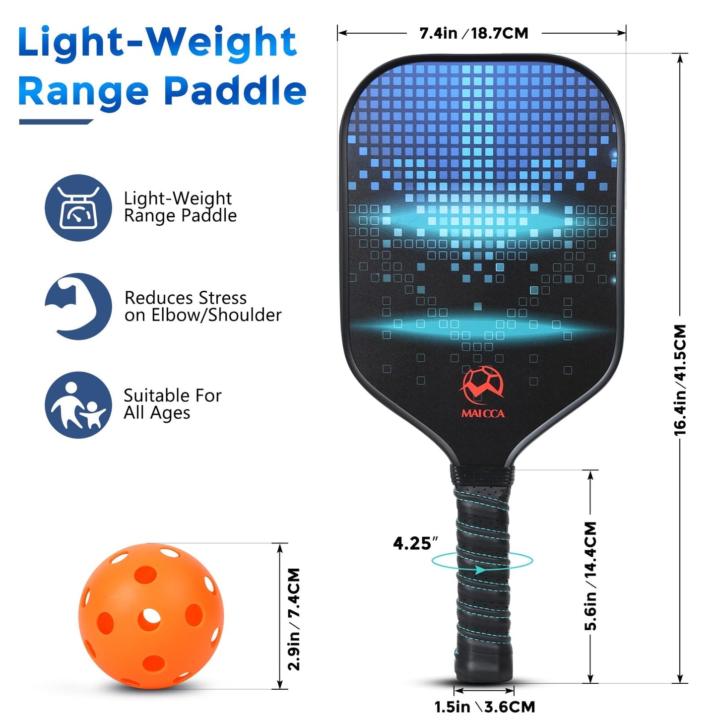 Premium Pickleball Paddle Set – 2 Paddles + Balls + Bag